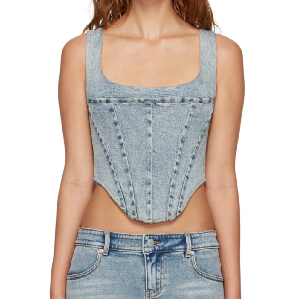 Miaou Campbell Denim Corset